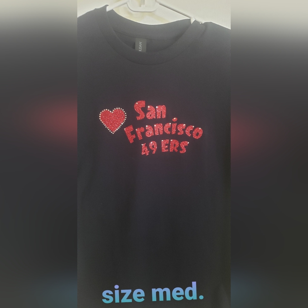 Custom handmade 49er t-shirt size M . Last one